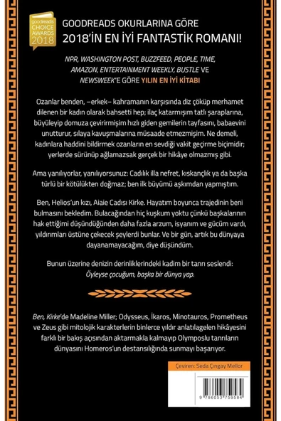 Ben, Kirke - Madeline Miller | Öne Çıkanlar - Resim 2