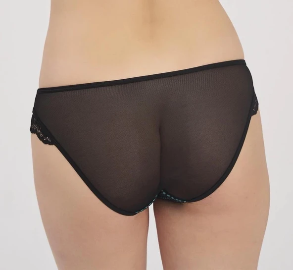 MOONLIGHT 3213 DANTEL DETAYLI YEŞİL SLİP - 2