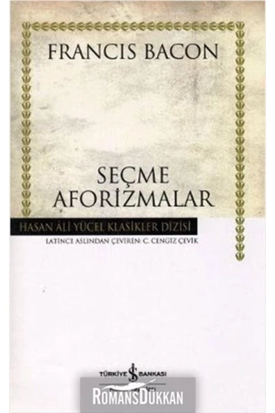 Seçme Aforizmalar -Francis Bacon ürün görseli 1