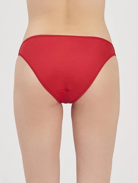 MOONLIGHT 3211 ÇİFT İPLİ KIRMIZI SİLİP - Resim 2