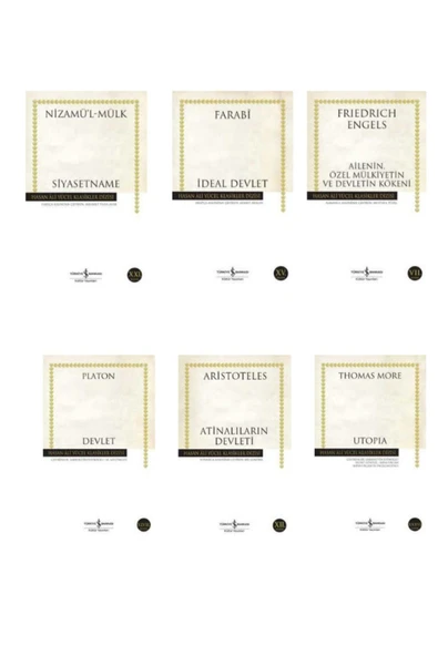 Devlet Serisi 6 Kitap Set (siyasetname - Ideal Devlet - Devlet - Devletin Kökeni ... ) ürün görseli 1