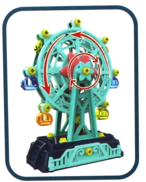 YUMURCAK TOYZ Sök Tak Dönme Dolap Yeşil Lunapark Eğlencesi Kız Erkek Çocuk Oyuncak Eğitici Oyuncaklar - 3