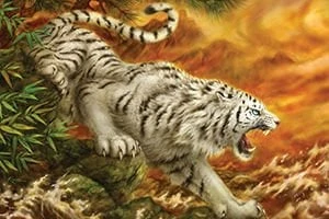 YUMURCAK TOYZ KS Puzzle 1000 Parça White Tiger Beyaz Kaplan Kız Erkek Çocuk Oyuncak Eğitici Oyuncaklar - 2