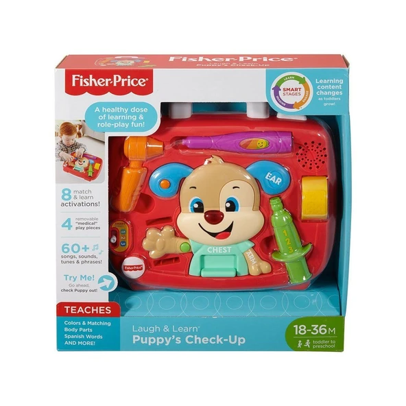 YUMURCAK TOYZ FTC72 Fisher-Price® Yaşa Göre Gelişim Köpekçik Doktorda / Türkçe / Eğlen ve Öğren Kız Erkek Çocuk Oy ürün görseli 1