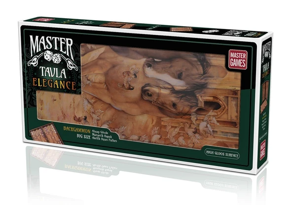 YUMURCAK TOYZ KS Games Master Elegance Tavla Atlar Kız Erkek Çocuk Oyuncak Eğitici Oyuncaklar - 1