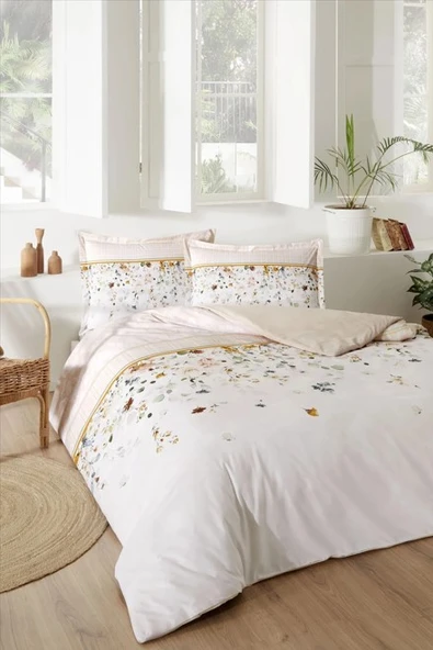 Özdilek Çift Kişilik Ranforce Nev Takımı Marigold Krem ürün görseli