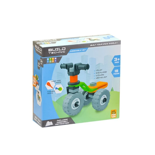 YUMURCAK TOYZ 4100101-2 Yapboz Araçlar Sök Tak -Asya Kız Erkek Çocuk Oyuncak Eğitici Oyuncaklar - 2