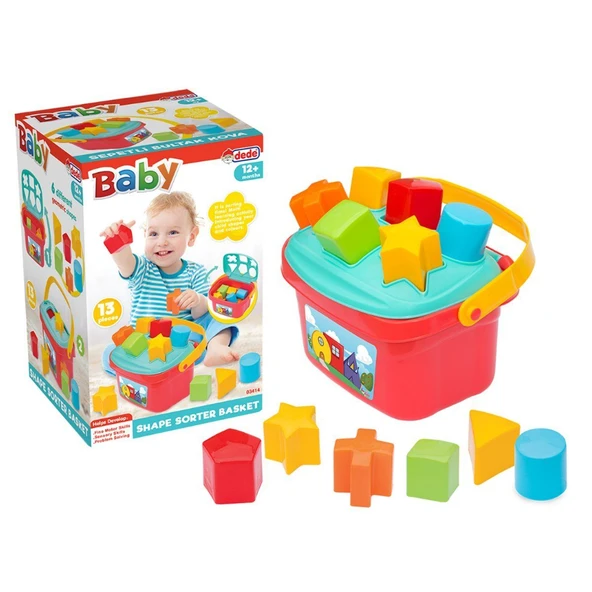 YUMURCAK TOYZ 03414 SEPETLİ BULTAK KOVA Kız Erkek Çocuk Oyuncak Eğitici Oyuncaklar ürün görseli 1