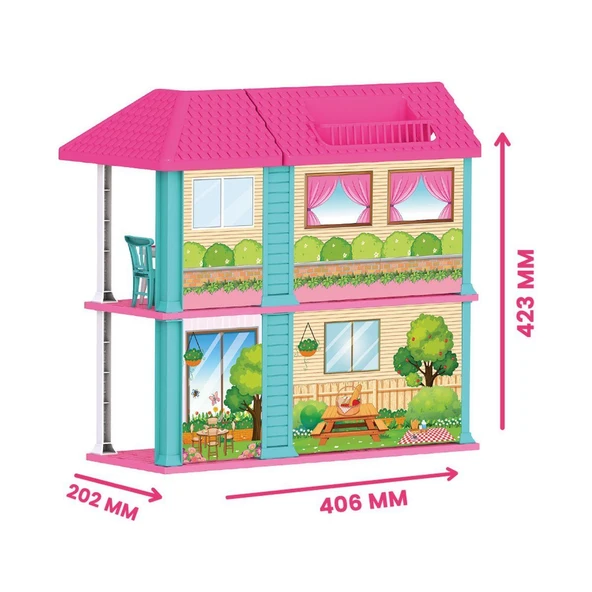 YUMURCAK TOYZ 03757 Milanın 2 Katlı Rüyası -Dede Kız Erkek Çocuk Oyuncak Eğitici Oyuncaklar - Resim 3