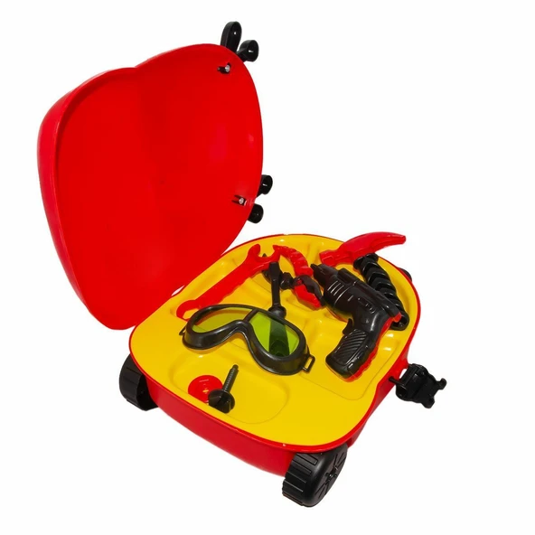 YUMURCAK TOYZ 02614 Valizli Tamir Seti -Oydaş Kız Erkek Çocuk Oyuncak Eğitici Oyuncaklar - Resim 2