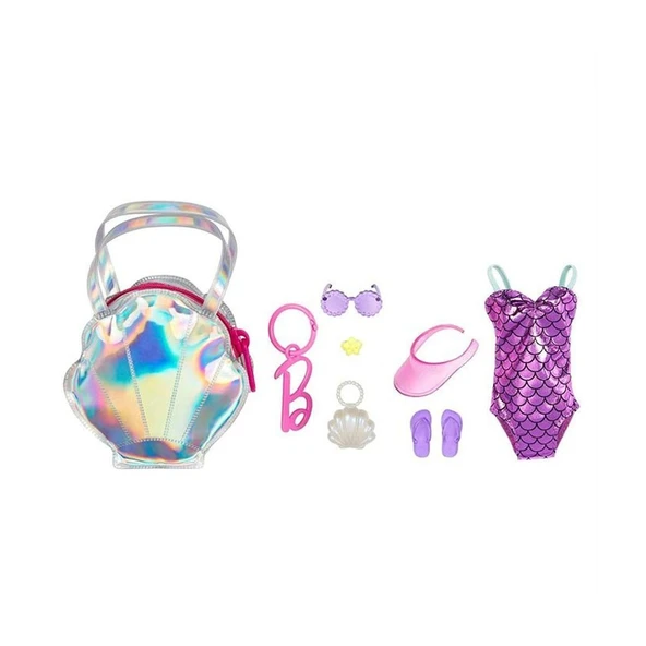 YUMURCAK TOYZ HJT42 Barbie'nin Mini Çanta Aksesuarları Kız Erkek Çocuk Oyuncak Eğitici Oyuncaklar - 2