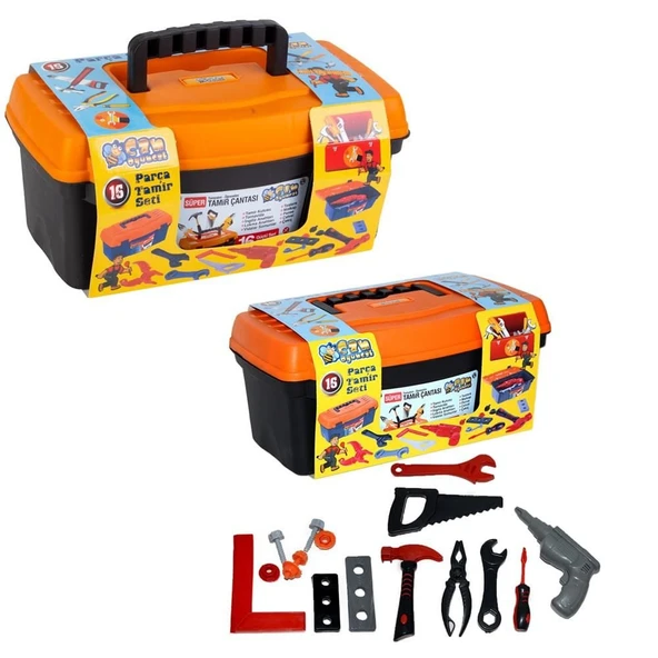 YUMURCAK TOYZ Can Oyuncak Süper Tamir Seti Çantası Kız Erkek Çocuk Oyuncak Eğitici Oyuncaklar ürün görseli 1