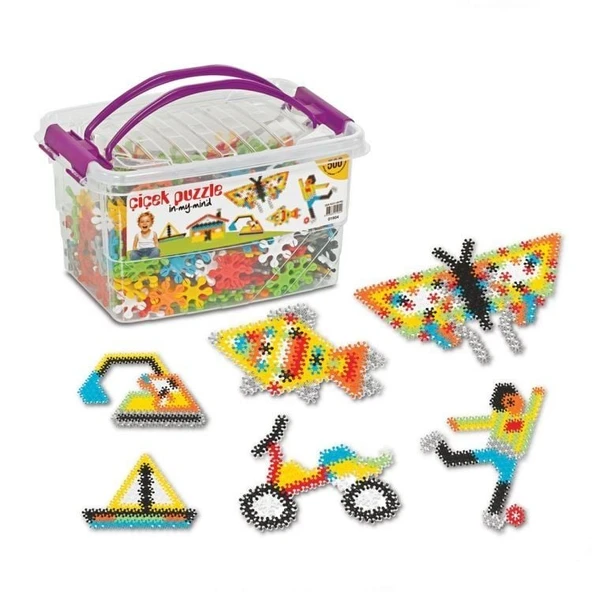 YUMURCAK TOYZ Dede Çiçek Puzzle Box Eğitici Şekiller 500 Parça Kız Erkek Çocuk Oyuncak Eğitici Oyuncaklar ürün görseli 1