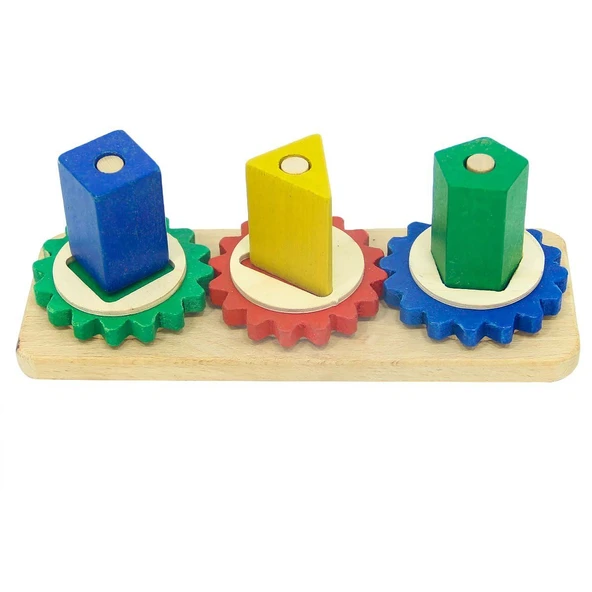 YUMURCAK TOYZ Woodoy Çark Oyunu Kız Erkek Çocuk Oyuncak Eğitici Oyuncaklar ürün görseli 1