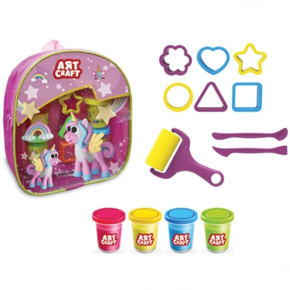 YUMURCAK TOYZ Dede Sırt Çantalı Hamur Set Kız Erkek Çocuk Oyuncak Eğitici Oyuncaklar