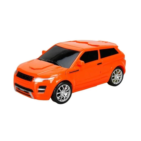 YUMURCAK TOYZ Işıklı 2'li Power Robot Transformer Dönüşen Araçlar Kız Erkek Çocuk Oyuncak Eğitici Oyuncaklar - 3