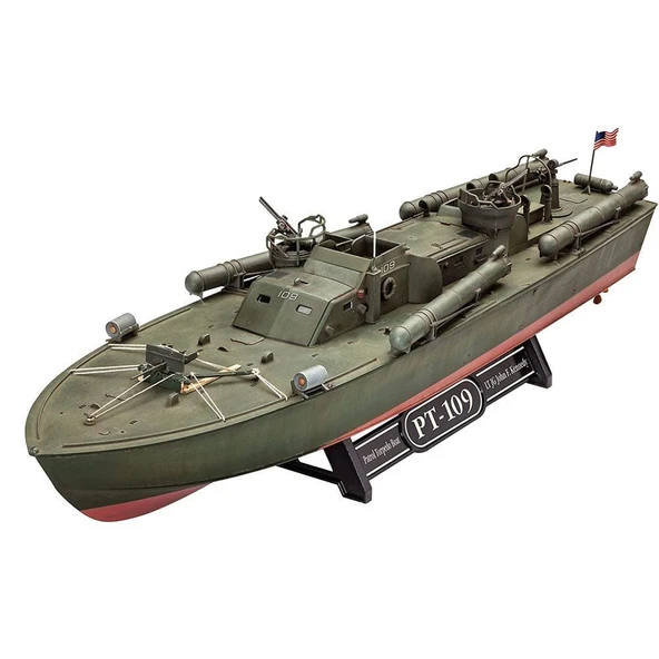 YUMURCAK TOYZ Revell 1:72 PT-109 Patrol Torpedo Boat Model Seti 65147 Kız Erkek Çocuk Oyuncak Eğitici Oyuncaklar