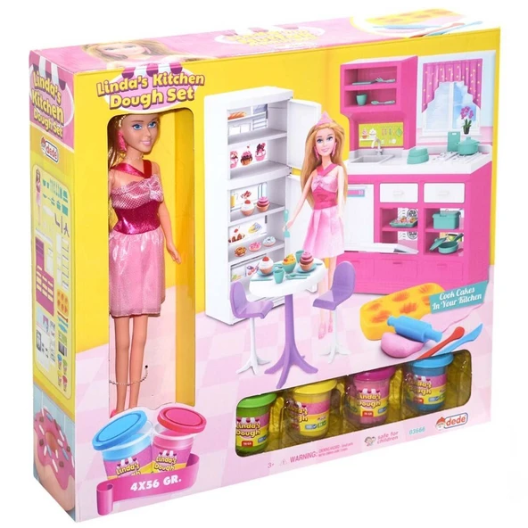 YUMURCAK TOYZ Linda'nın Mutfağı Oyun Hamuru Seti Kız Erkek Çocuk Oyuncak Eğitici Oyuncaklar - 2