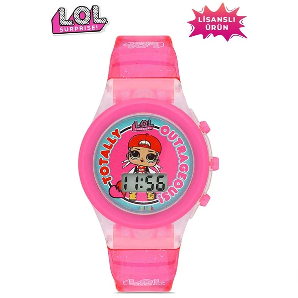 YUMURCAK TOYZ MiniFlak Lisanslı LOL Surprise LOL7210 Çocuk Pembe Işıklı Çocuk Kol Saati Kız Erkek Çocuk Oyuncak Eğ - 2