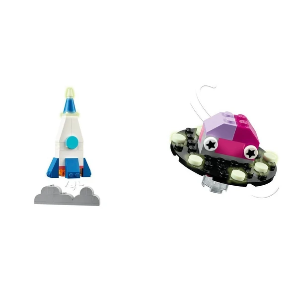 YUMURCAK TOYZ 11037 LEGO® Classic Yaratıcı Uzay Gezegenleri 450 parça +5 yaş Kız Erkek Çocuk Oyuncak Eğitici Oyunc - Resim 3