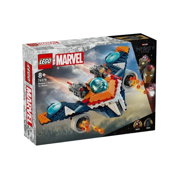 YUMURCAK TOYZ 76278 LEGO® Marvel Rocket'in Warbird Aracı Ronan’a Karşı 290 parça +8yaş Kız Erkek Çocuk Oyuncak Eği ürün görseli