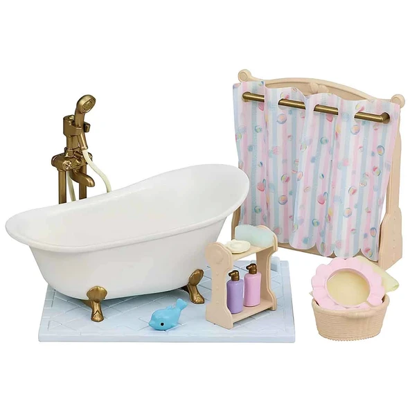 YUMURCAK TOYZ Sylvanian Families Banyo ve Duş Seti 5739 Kız Erkek Çocuk Oyuncak Eğitici Oyuncaklar ürün görseli 1