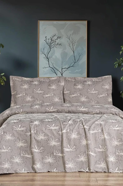 Hermes 3 Parça Çift Kişilik Pike Takımı 230x250 Krem ürün görseli