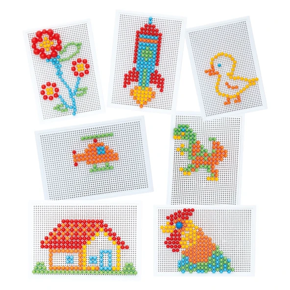 YUMURCAK TOYZ Arkadaşım Çivi Oyunu Çanta Kız Erkek Çocuk Oyuncak Eğitici Oyuncaklar - 3