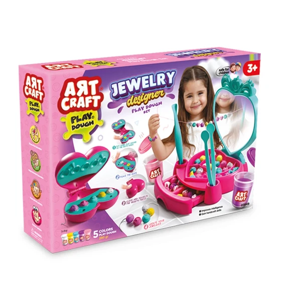 YUMURCAK TOYZ Takı Tasarla Hamur Set 280 Gr Kız Erkek Çocuk Oyuncak Eğitici Oyuncaklar - 2