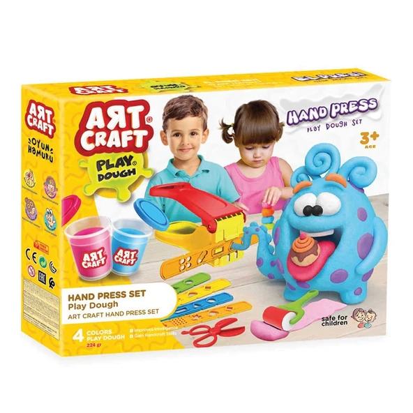 YUMURCAK TOYZ El Presi Hamur Set 224 gr Kız Erkek Çocuk Oyuncak Eğitici Oyuncaklar - 2