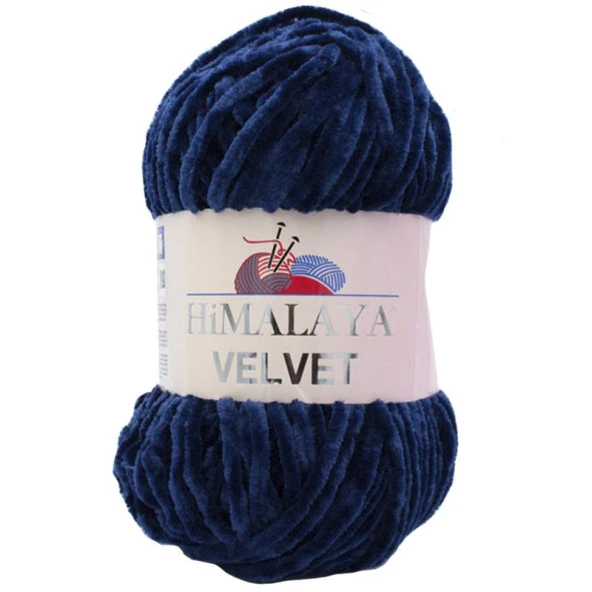 Himalaya Velvet Kadife El Örgü İpi 90021 Lacivert
