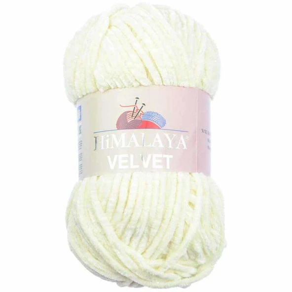 Himalaya Velvet Kadife El Örgü İpi 90008 Krem