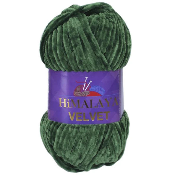 Himalaya Velvet Kadife El Örgü İpi 90060 Zümrüt