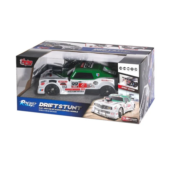YUMURCAK TOYZ HB-SC16A08 Kumandalı 4x4 Drift Araba Işıklı ve Buharlı -Vardem Oyuncak Kız Erkek Çocuk Oyuncak Eğiti ürün görseli