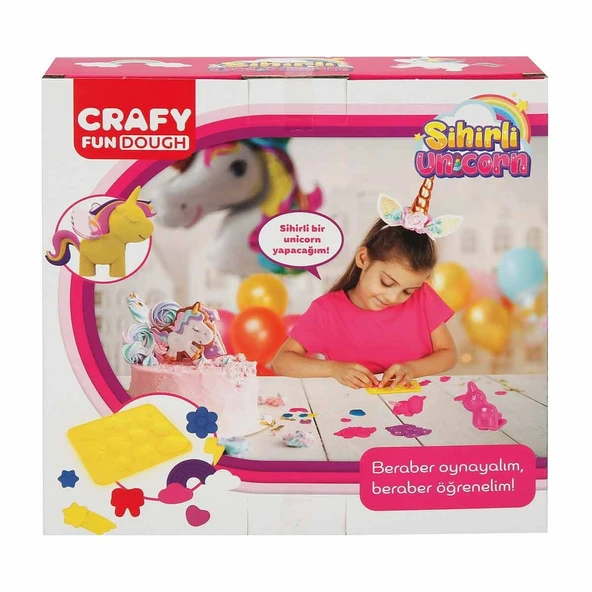 YUMURCAK TOYZ Crafy Sihirli Unicorn Oyun Hamuru Seti 11 Parça Kız Erkek Çocuk Oyuncak Eğitici Oyuncaklar - 3
