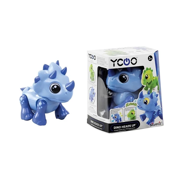 YUMURCAK TOYZ Silverlit Sesli ve Işıklı Elektronik Robot Dino Heads Up Kız Erkek Çocuk Oyuncak Eğitici Oyuncaklar - Resim 3