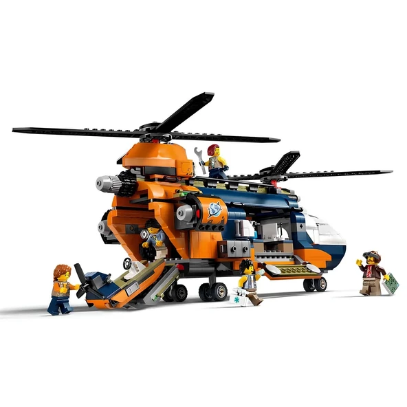 YUMURCAK TOYZ LEGO City Orman Kaşifinin Helikopteri Kamp Yerinde 60437 Kız Erkek Çocuk Oyuncak Eğitici Oyuncaklar - 2