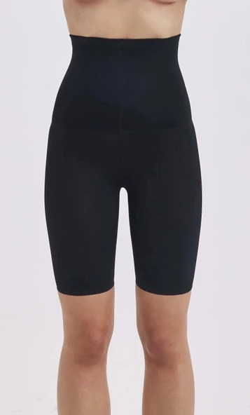 AmoraSecret 4007 Poliyamid Lazer Kesim Göbek Toparlayıcı Short - 1