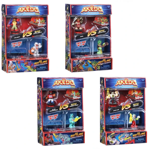 YUMURCAK TOYZ Akedo 2'li Figür Seti AKE01000 - 1adet Fiyatıdır Kız Erkek Çocuk Oyuncak Eğitici Oyuncaklar - 1