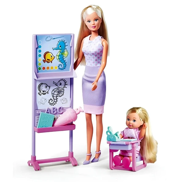 YUMURCAK TOYZ Steffi Love Okul Günü Kız Erkek Çocuk Oyuncak Eğitici Oyuncaklar