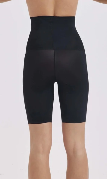 AmoraSecret 4007 Poliyamid Lazer Kesim Göbek Toparlayıcı Short - 2