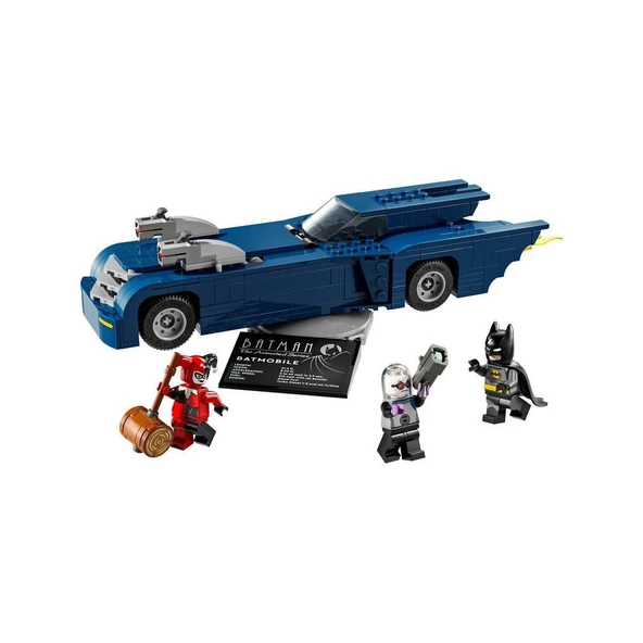 YUMURCAK TOYZ 76274 Lego Marvel Batmobile Batman Harley Quinn ve Mr. Freeze 435 parça +8 yaş Kız Erkek Çocuk Oyunc - Resim 2