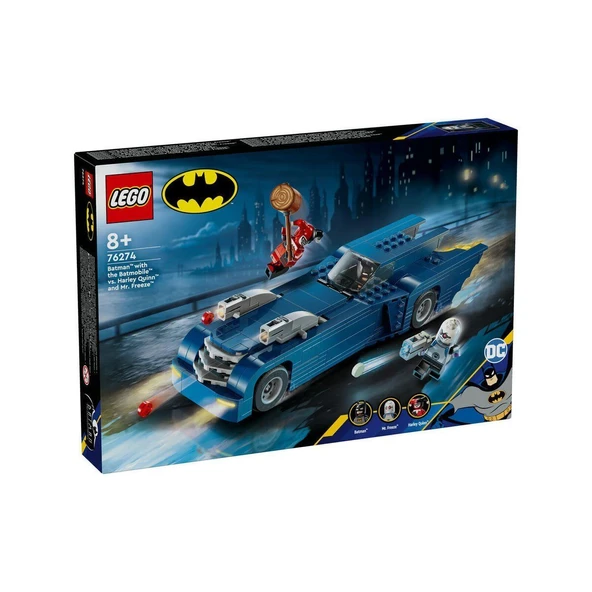 YUMURCAK TOYZ 76274 Lego Marvel Batmobile Batman Harley Quinn ve Mr. Freeze 435 parça +8 yaş Kız Erkek Çocuk Oyunc ürün görseli