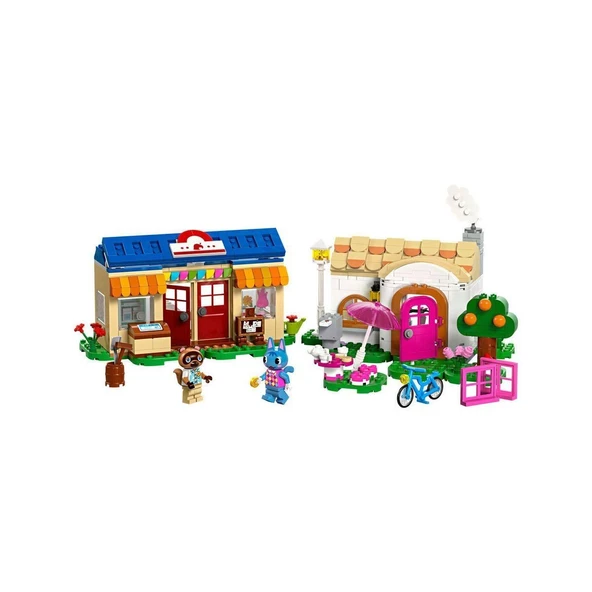 YUMURCAK TOYZ 77050 Lego Animal Crossing Nooks Cranny ve Rosienin Evi 535 parça +7 yaş Kız Erkek Çocuk Oyuncak Eği - Resim 2