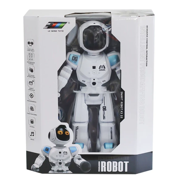 YUMURCAK TOYZ K30 BY Kumandalı Robot -Canem Oyuncak Kız Erkek Çocuk Oyuncak Eğitici Oyuncaklar ürün görseli 1