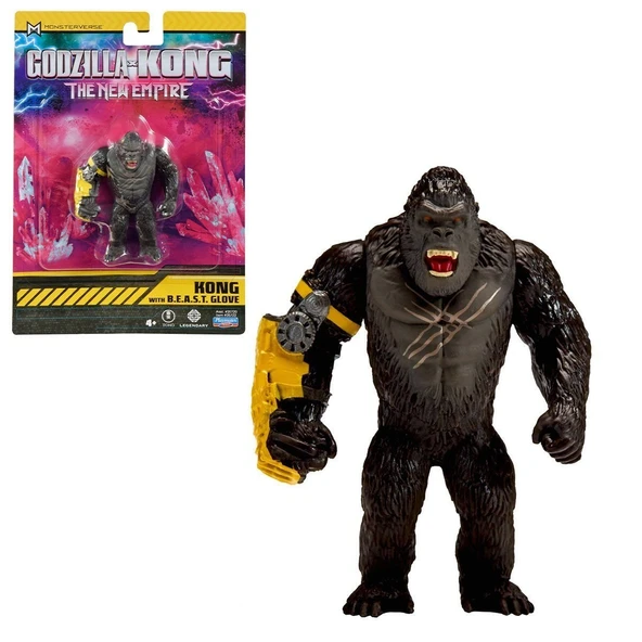 YUMURCAK TOYZ MN301000 Godzilla vs. Kong Mini Figürü 8cm 35720 Kız Erkek Çocuk Oyuncak Eğitici Oyuncaklar - Resim 2