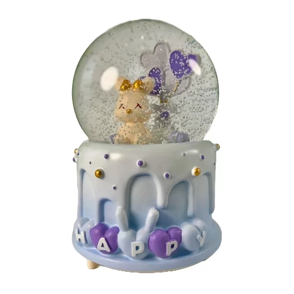 YUMURCAK TOYZ Kar Küresi Orta Boy LLM-HDY0282 Kız Erkek Çocuk Oyuncak Eğitici Oyuncaklar - Resim 2