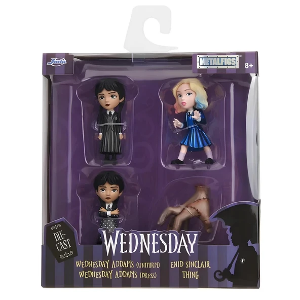 YUMURCAK TOYZ Jada Wednesday 4'lü Figür - SMB-253252040 Kız Erkek Çocuk Oyuncak Eğitici Oyuncaklar ürün görseli 1