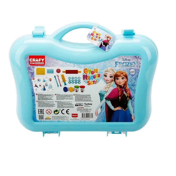 YUMURCAK TOYZ 1877 Crafy Frozen Çantalı Oyun Hamuru Seti 200 g 20 Parça Kız Erkek Çocuk Oyuncak Eğitici Oyuncaklar - 3
