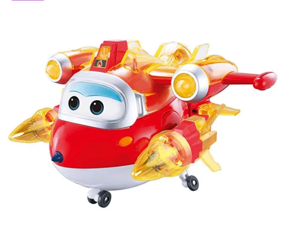 YUMURCAK TOYZ Harika Kanatlar Delux Dönüşen Fire Jett Kız Erkek Çocuk Oyuncak Eğitici Oyuncaklar - Resim 2